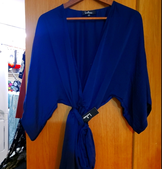Lulu's Blue Romper - Picture 1 of 4
